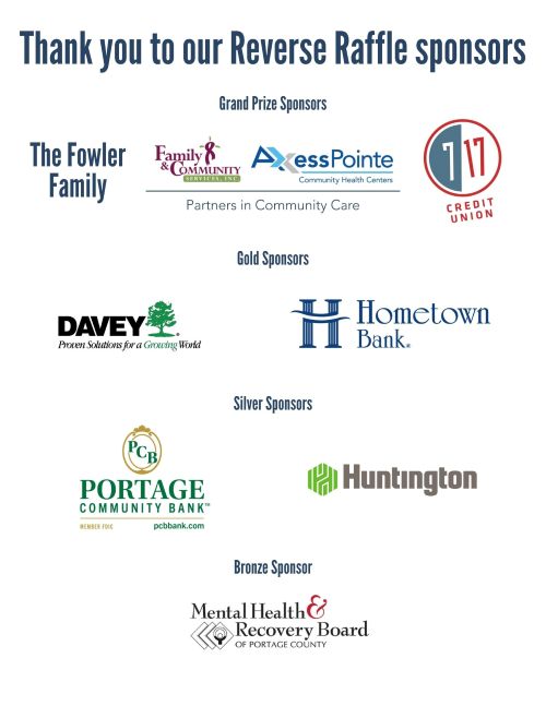 Reverse Raffle Sponsors